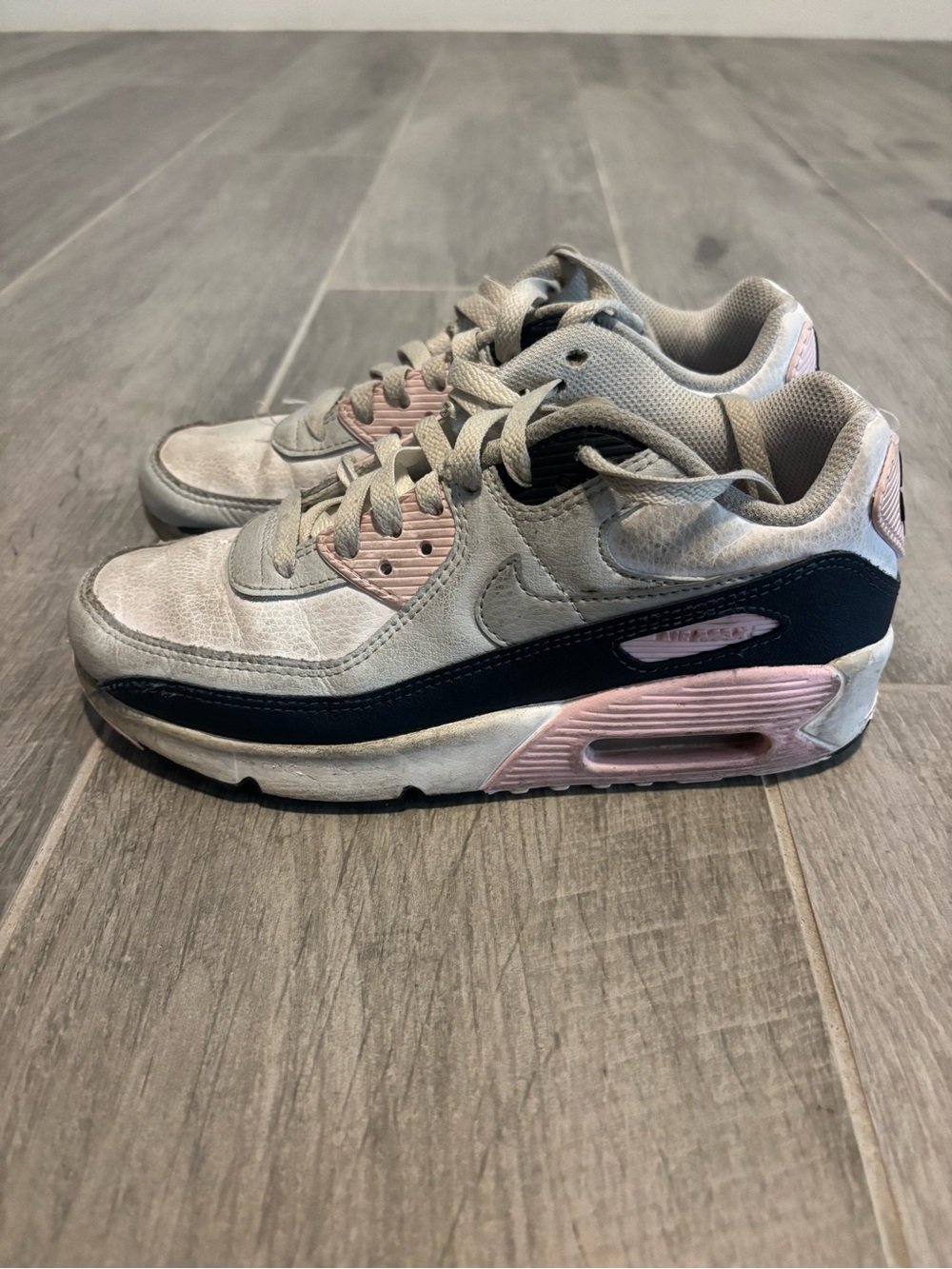 Nike Kids Gray, Pink & Black Air Max Style Sneakers